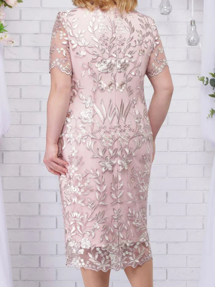 ANNIE – Elegant Floral Lace Dress